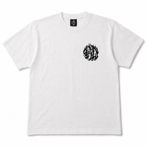 【DENSE】BLACK DALLAS "鬼蛇" TEE ホワイト