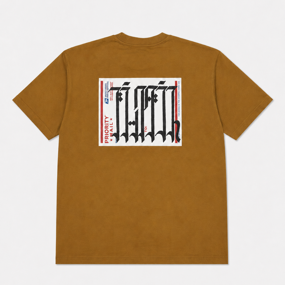 【山田丸】BLACK DALLAS "USPS" TEE マスタード