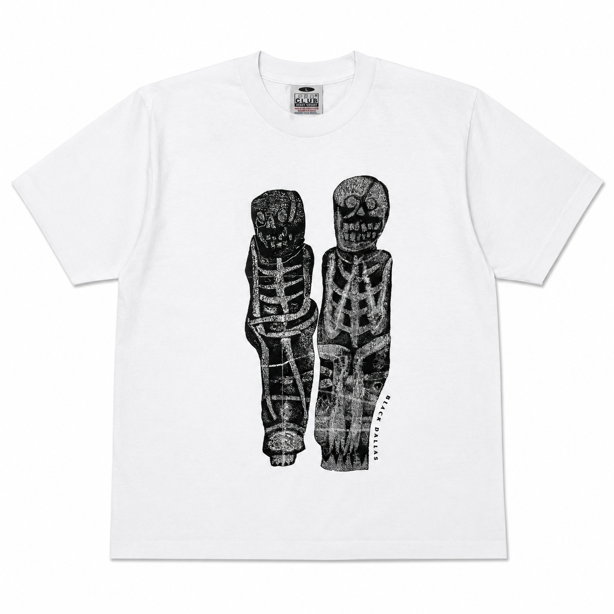 【JUN KANEKO】BLACK DALLAS  "Spell of Restration" TEE ホワイト