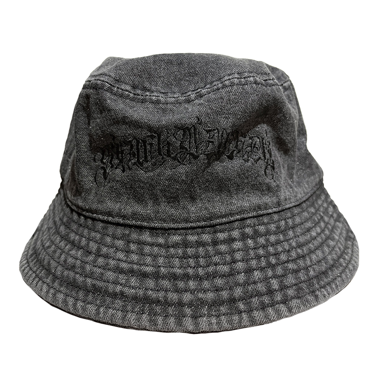 【USUGROW】BLACKDALLAS "ARCH LOGO" BUCKET HAT  デニム