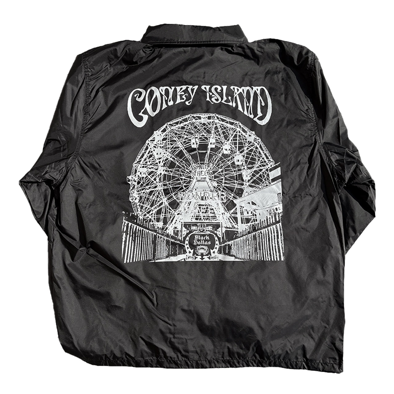 【Ketchup】BLACK DALLAS "WONDER WHEEL '79" Coach Jacket ブラック
