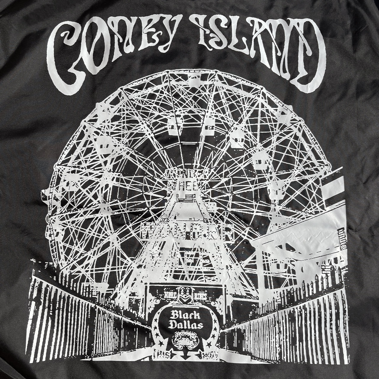 【Ketchup】BLACK DALLAS "WONDER WHEEL '79" Coach Jacket ブラック