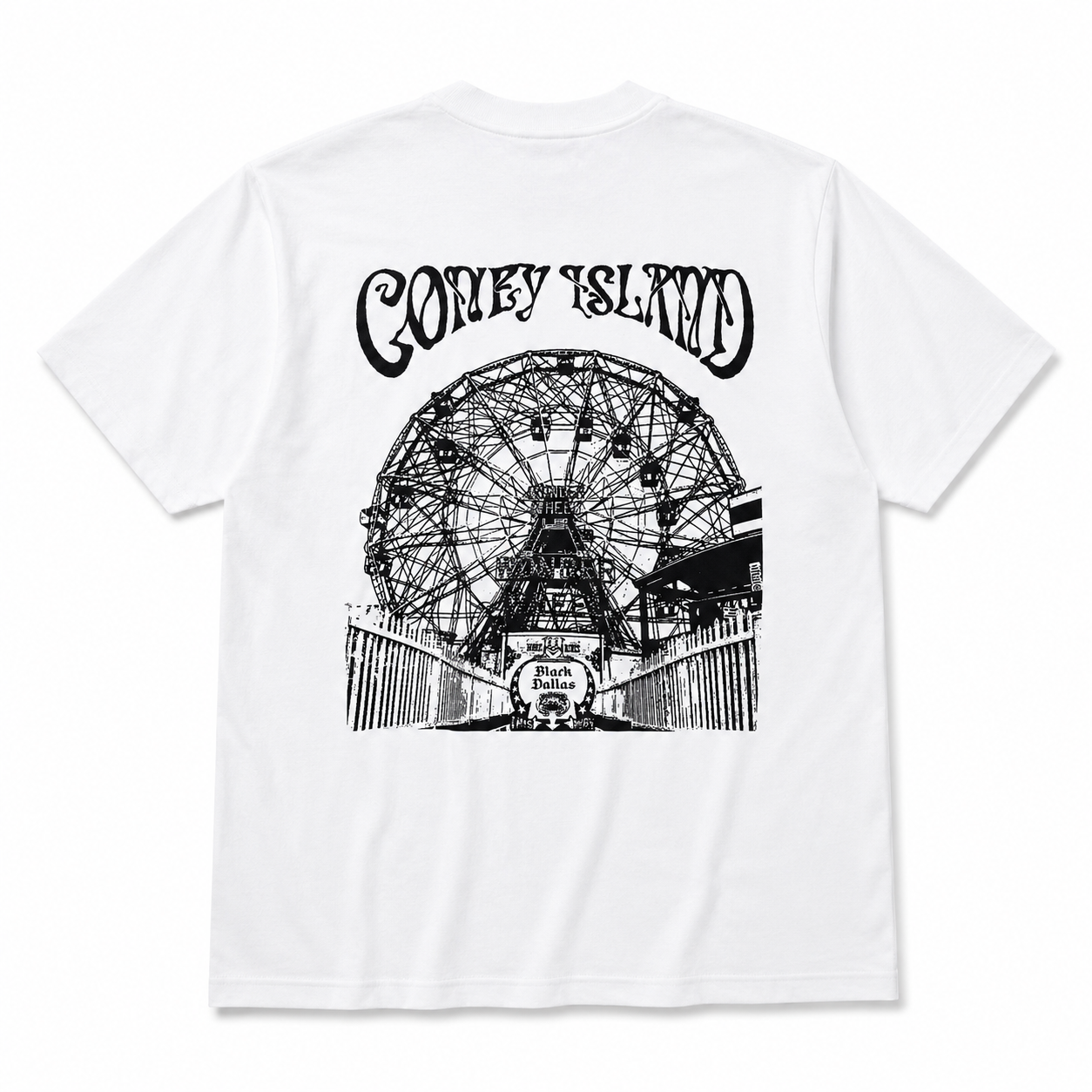 【Ketchup】BLACK DALLAS "CONEY ISLAND" TEE ホワイト