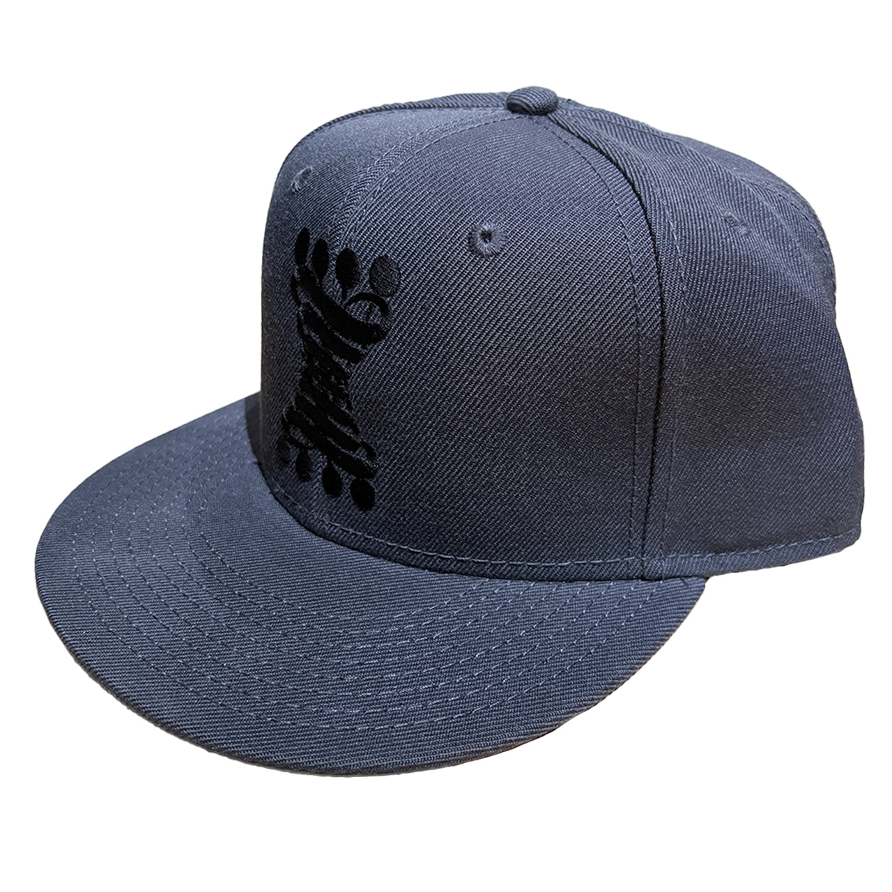 【えすう】BLACKDALLAS "黒" SNAP BACK CAP グレー