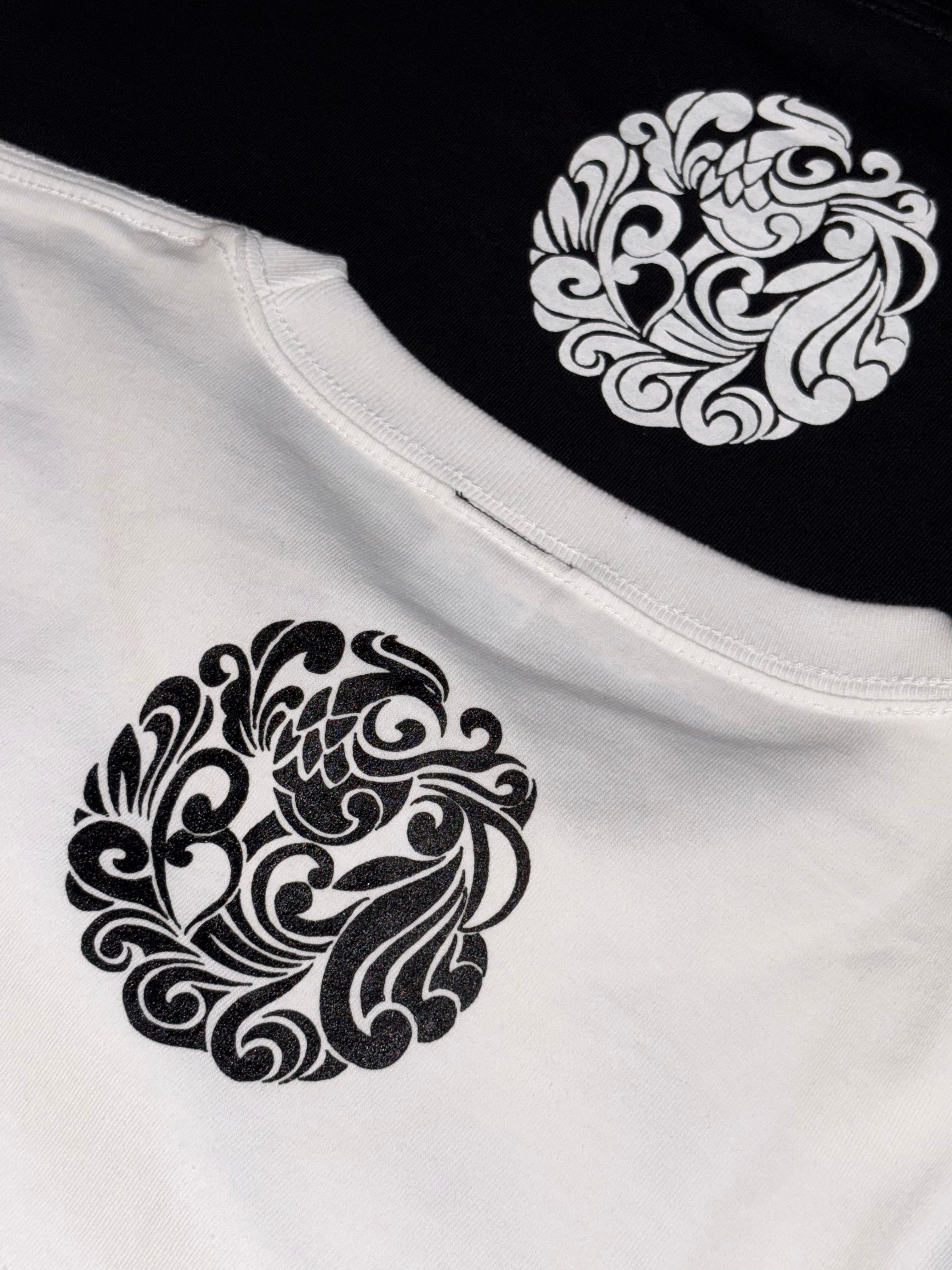 【四代目彫よし】BLACK DALLAS "鳳凰" TEE ブラック