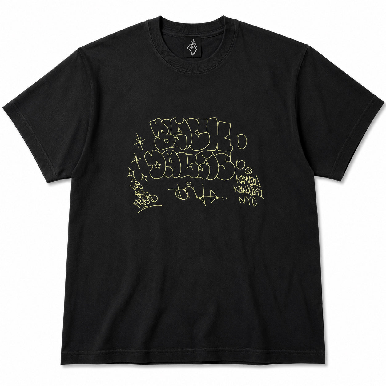 A-THUG x BLACKDALLAS TEE チャコール
