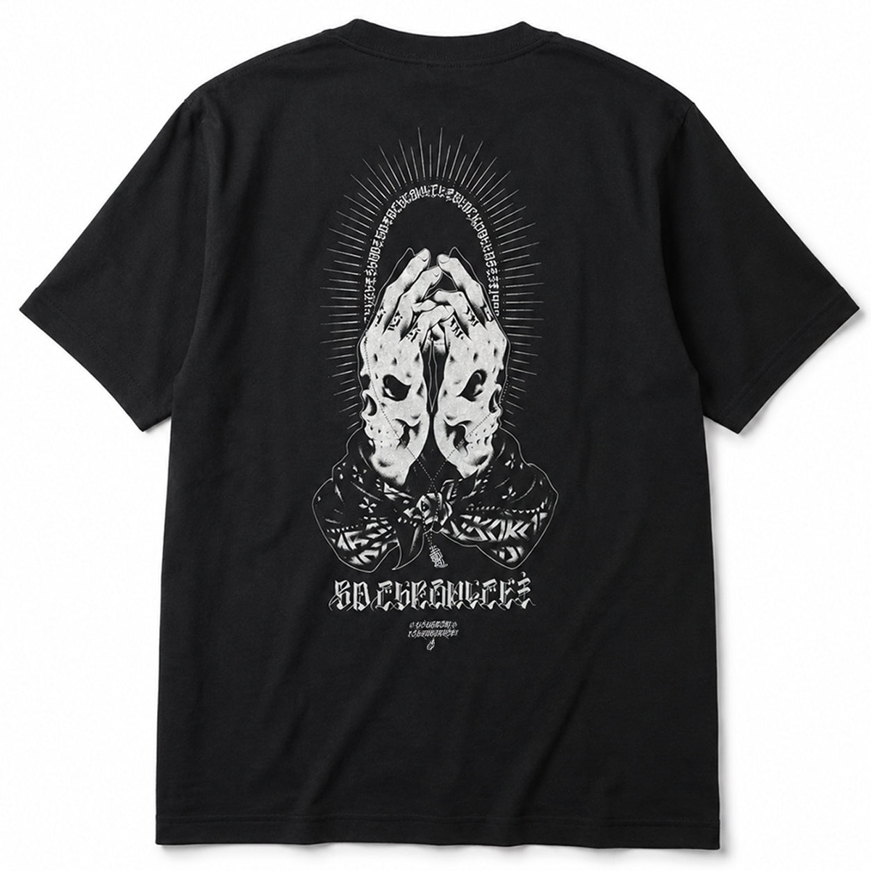 【USUGROW】BLACK DALLAS  "BD CHRONICLE" TEE ブラック