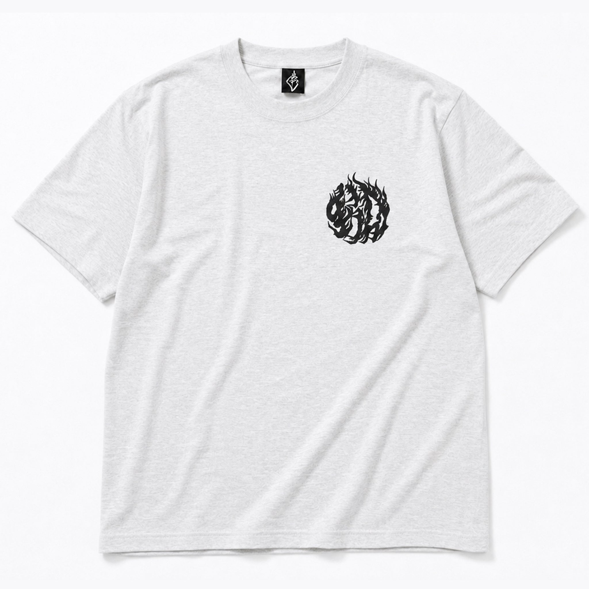 【DENSE】BLACK DALLAS "鬼蛇" TEE アッシュ