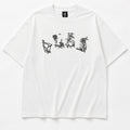 【えすう】BLACK DALLAS "ぶらっくだらすう" TEE ホワイト