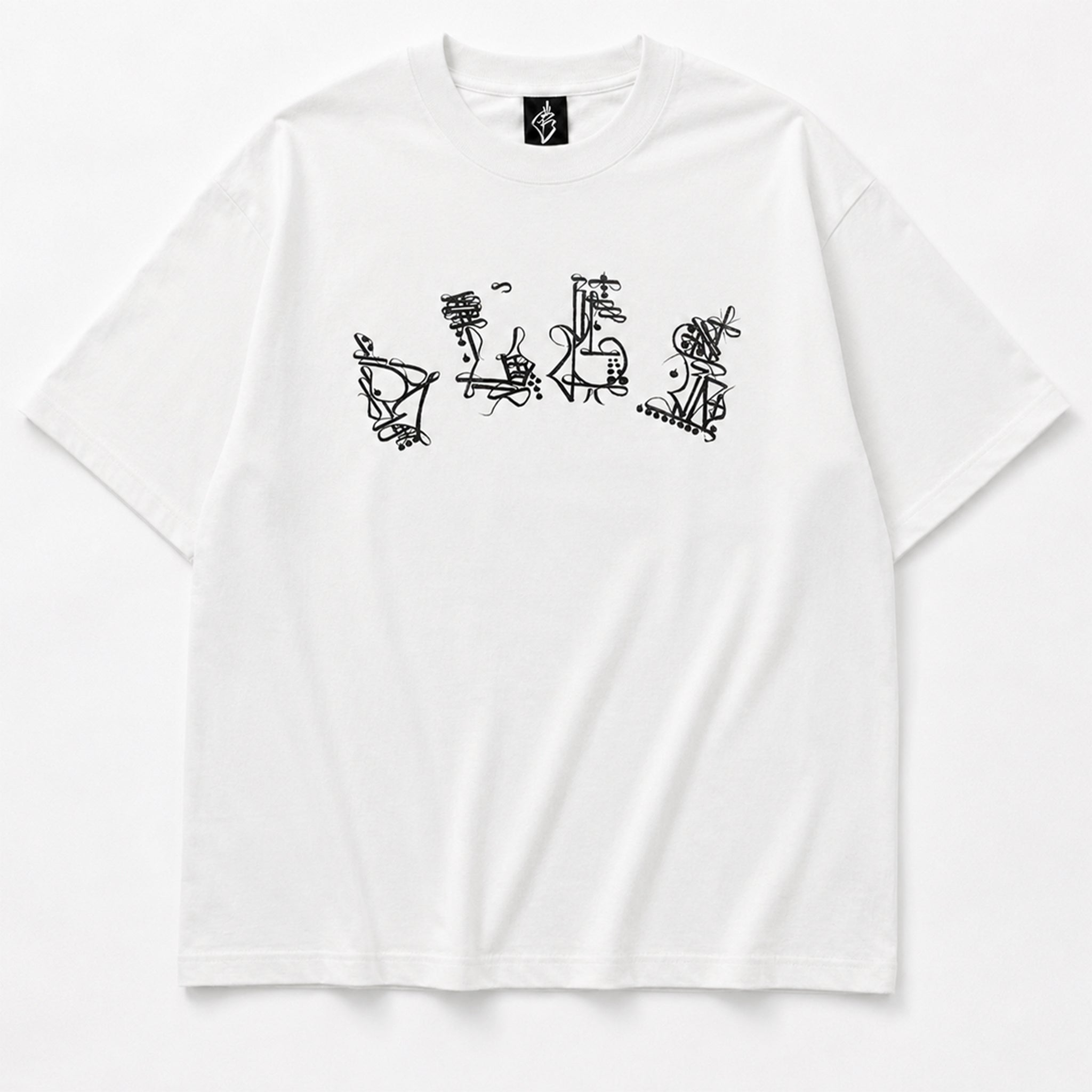【えすう】BLACK DALLAS "ぶらっくだらすう" TEE ホワイト