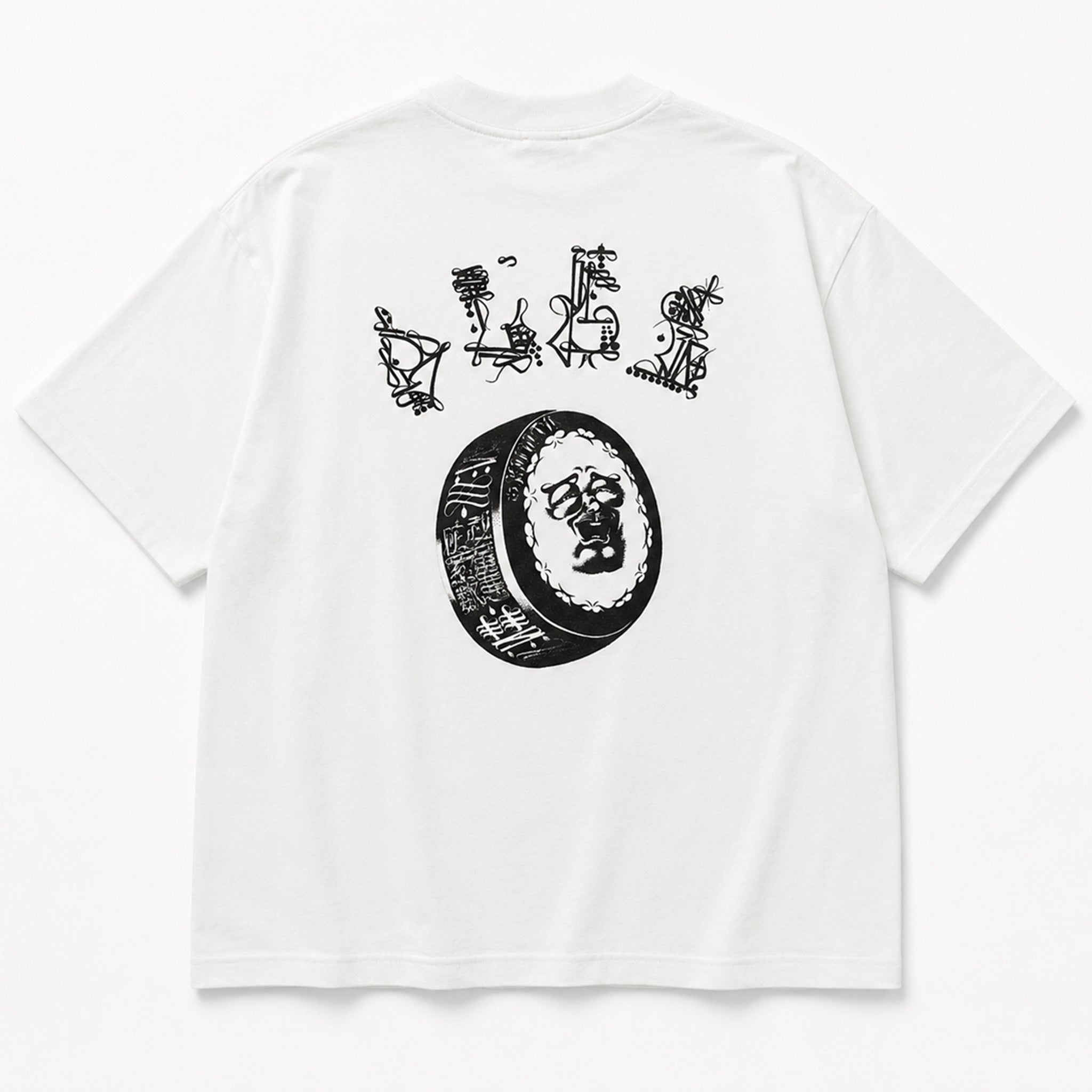 【えすう】BLACK DALLAS "ぶらっくだらすう" TEE ホワイト