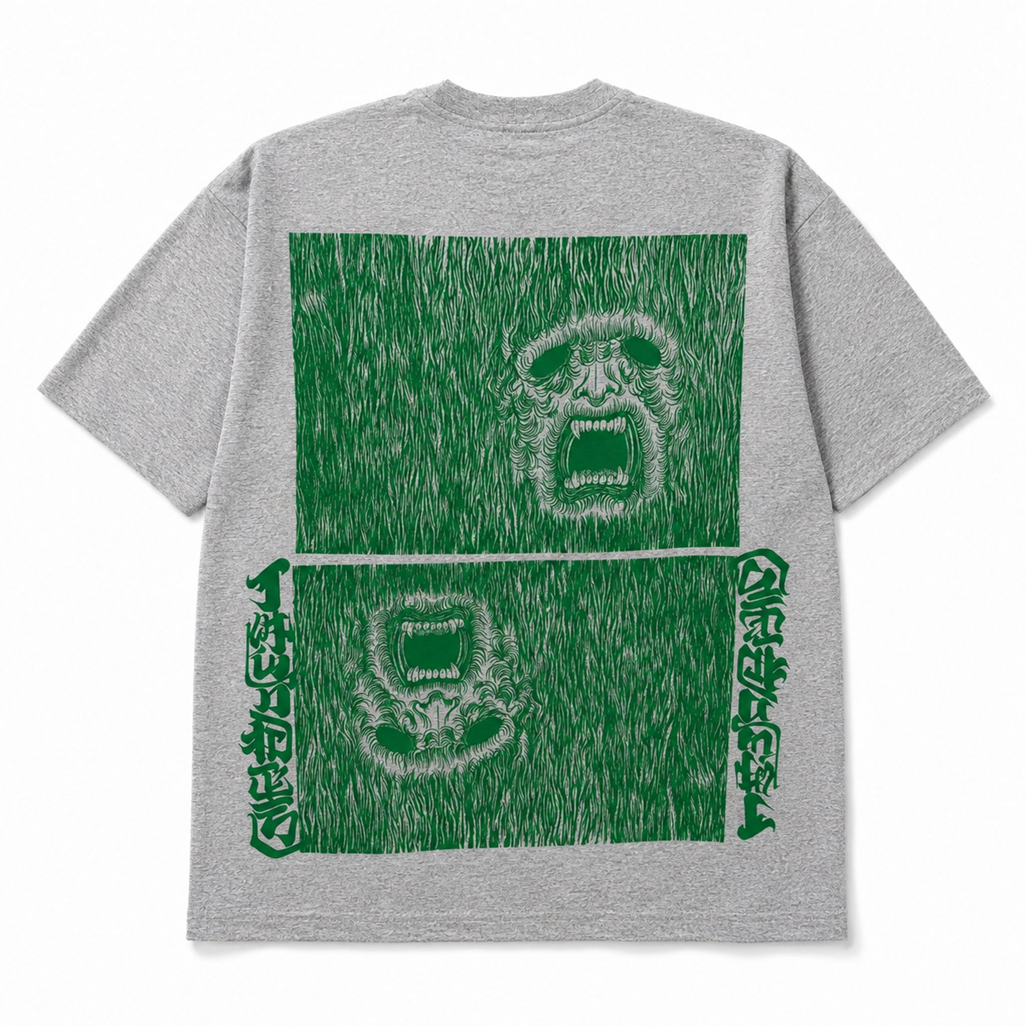 【THUNDER】DENSE INCENSE BOX 1点物マルチプリントTEE【Lサイズ】