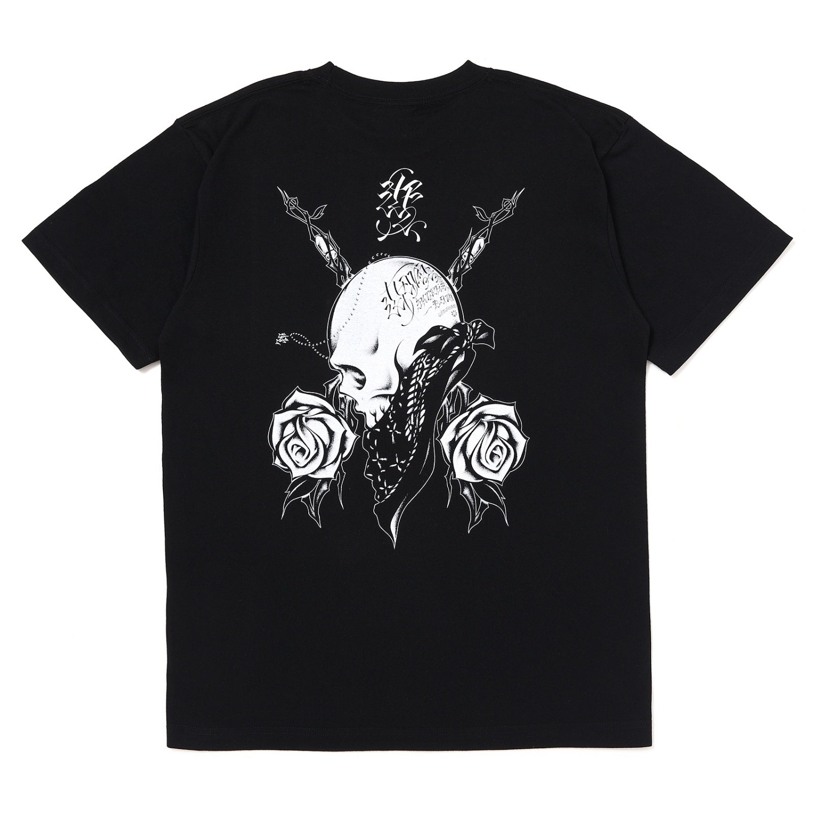 【USUGROW】BEAUTIFUL THORNS TEE ブラック【予約商品】