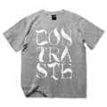 【USUGROW】CONTRASTE TEE グレイ【予約商品】