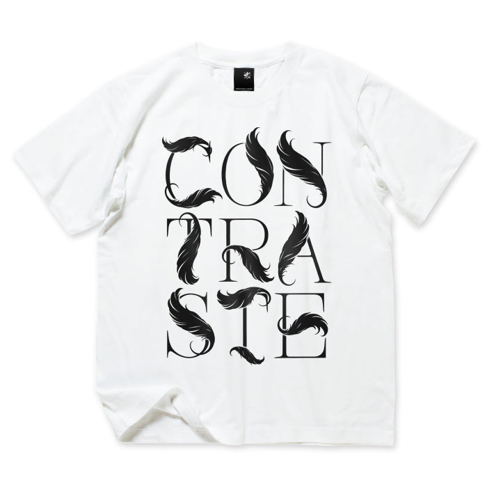 【USUGROW】CONTRASTE TEE ホワイト【予約商品】