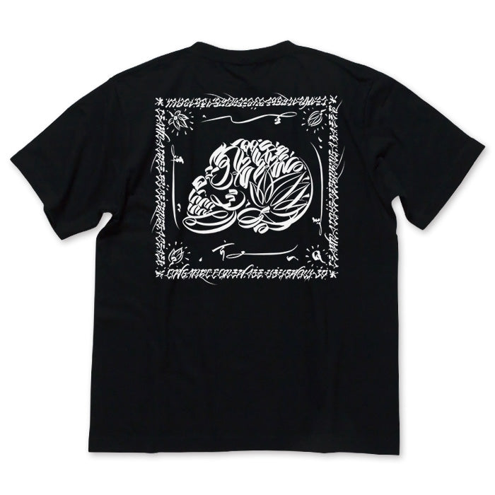 【USUGROW】LIFE SKULL TEE ブラック【予約商品】