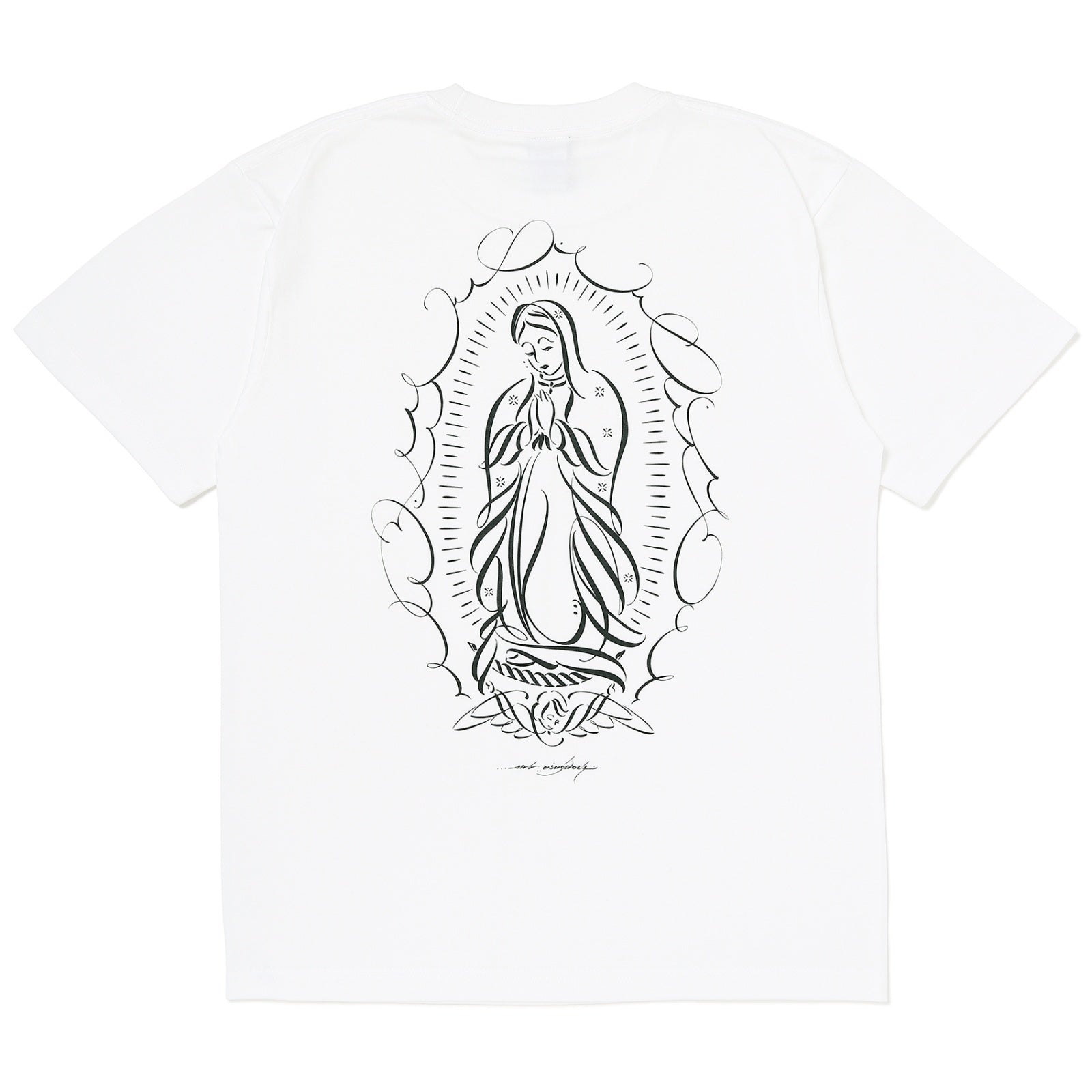 【USUGROW】PRAYER TEE ホワイト【予約商品】