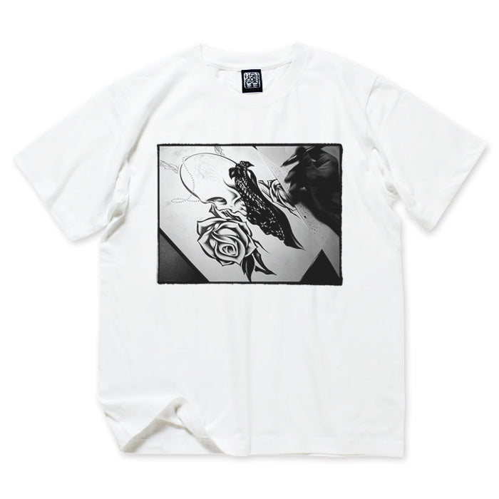 【USUGROW】PROCESS TEE ホワイト【予約商品】