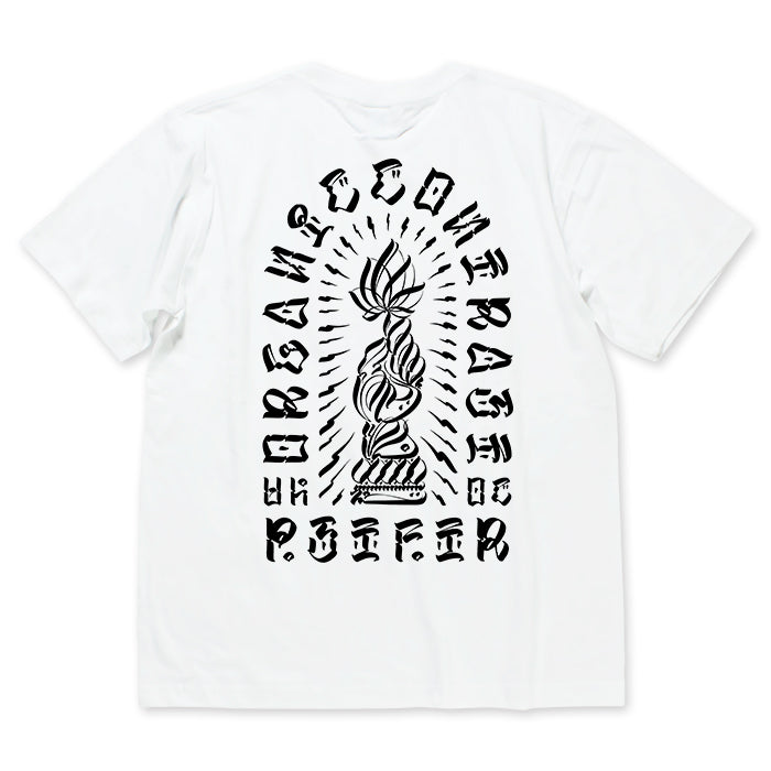 【USUGROW】PST FTR TEE ホワイト【予約商品】