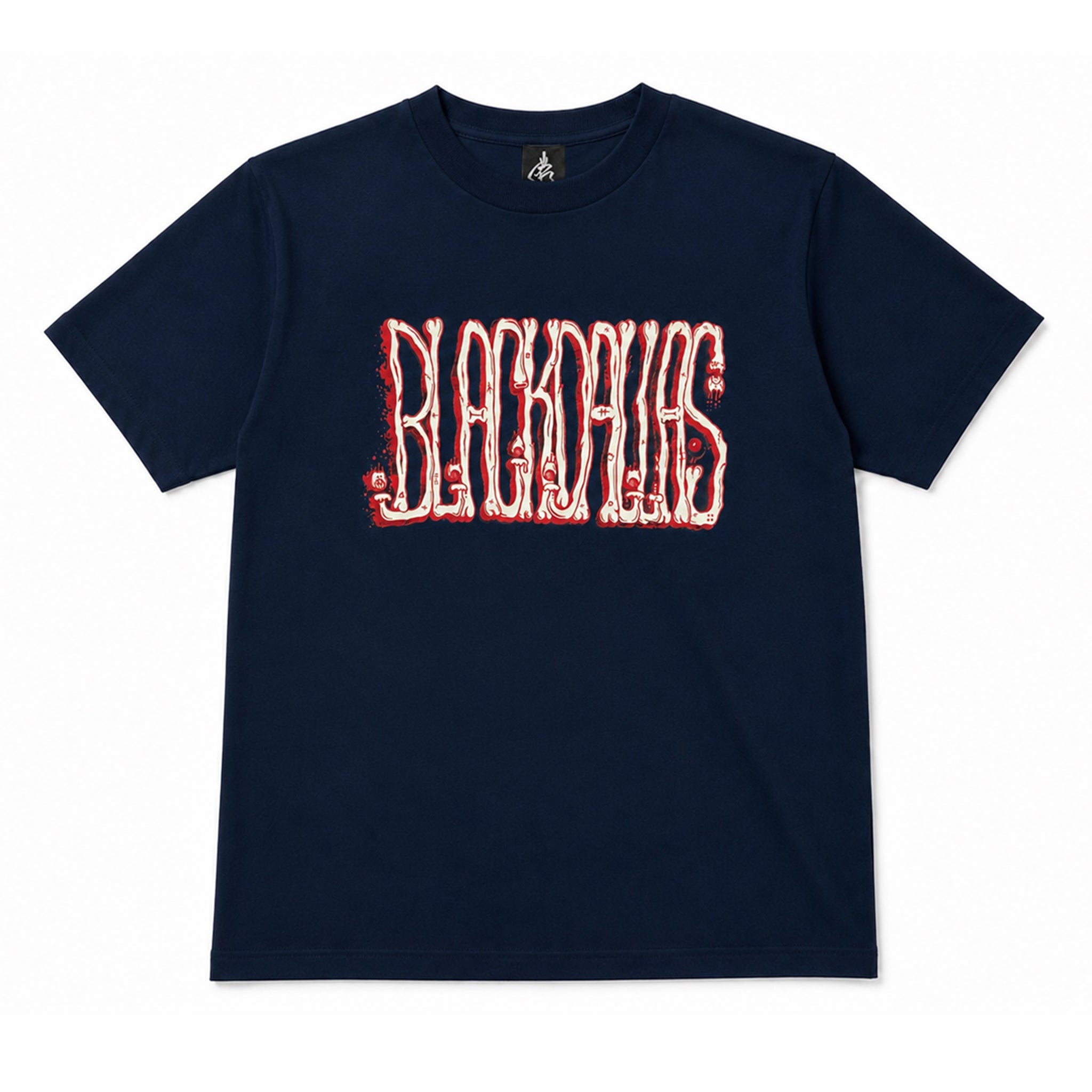【山田丸】BLACK DALLAS "悪魔城" TEE ネイビー